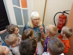 Cvičný požární poplach v Kopretince